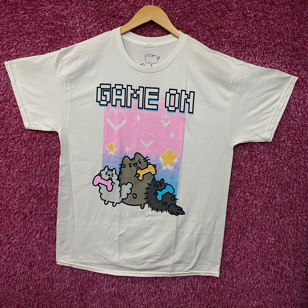Pusheen "Game On" Graphic T-Shirt Large