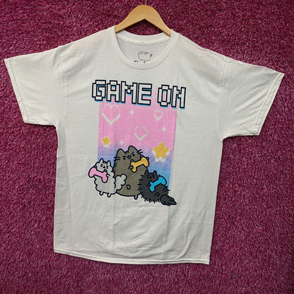 Pusheen "Game On" Graphic T-Shirt Large