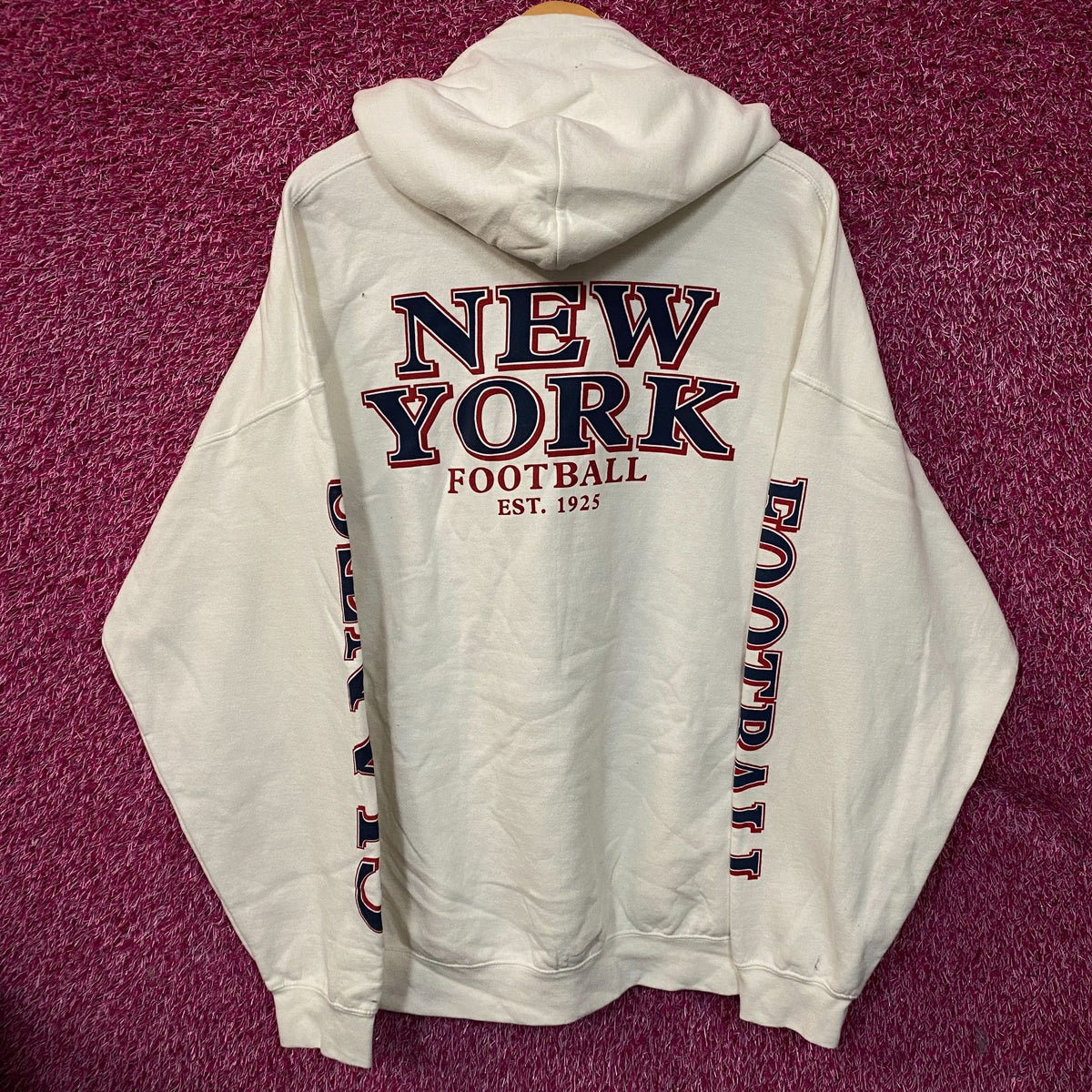 Junk Food Clothing New York Giants Logo Hoodie Size XL