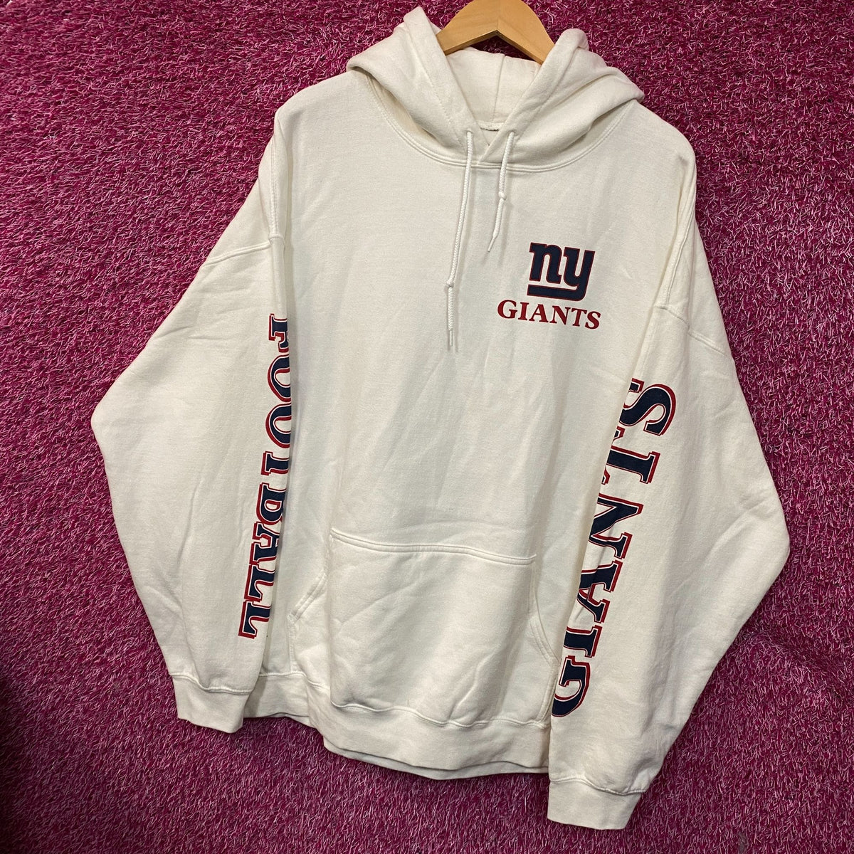 Junk Food Clothing New York Giants Logo Hoodie Size XL