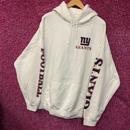 Junk Food Clothing New York Giants Logo Hoodie Size XL