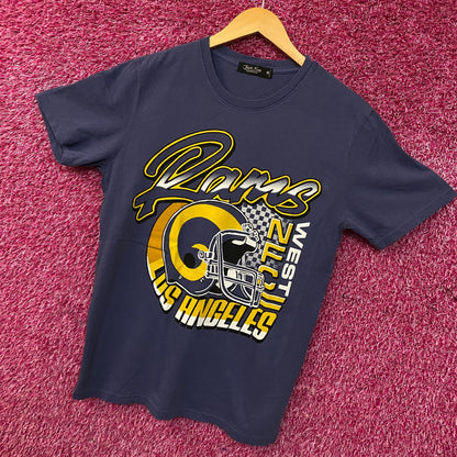 Junk Food Clothing Los Angeles Rams West Vintage Style Women's Tee Medium