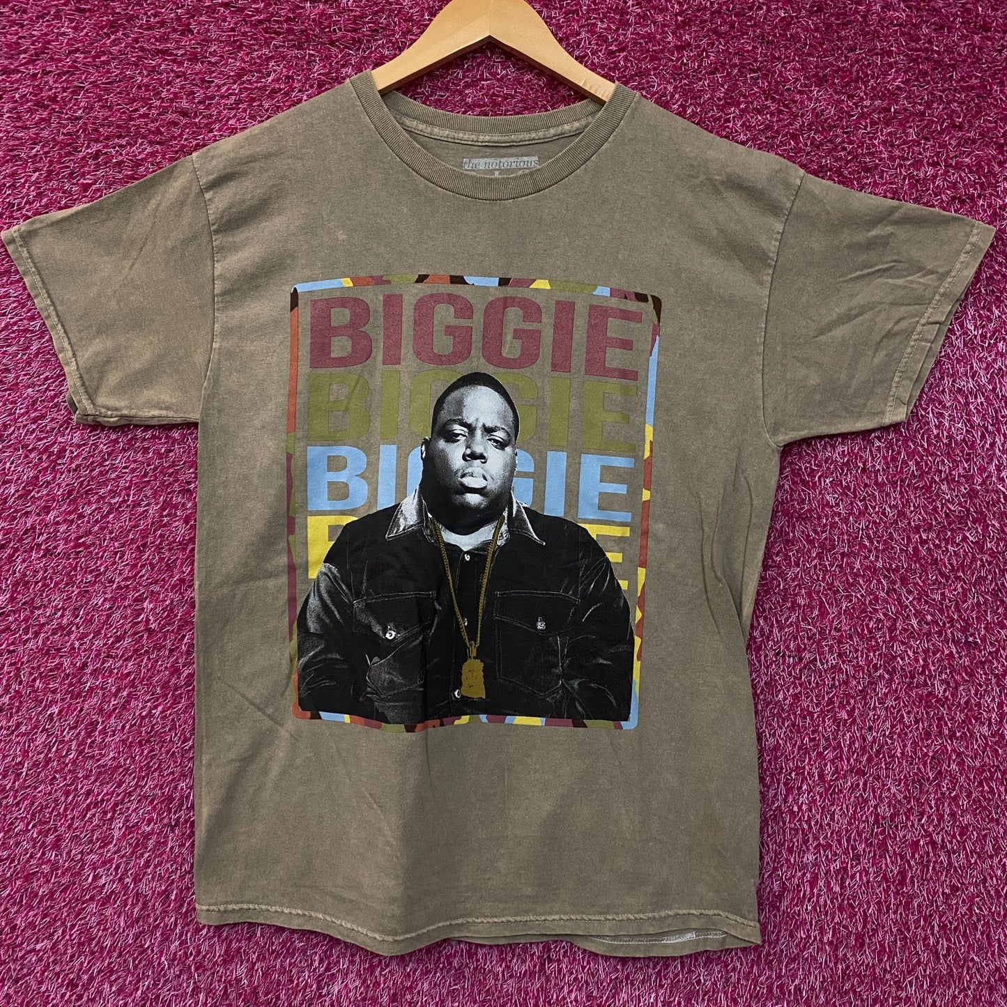 The Notorious B.I.G. Biggie Smalls Graphic Design T-Shirt Large