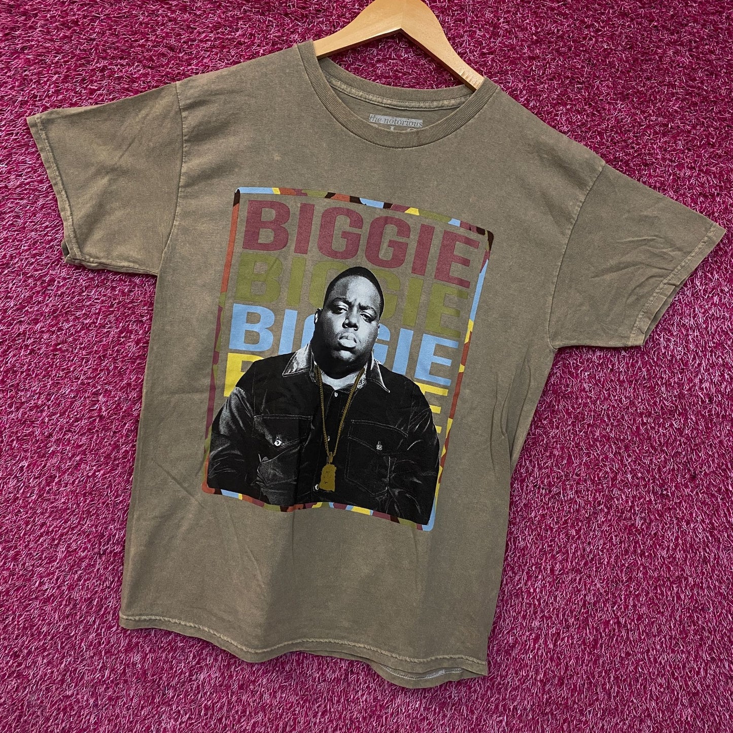 The Notorious B.I.G. Biggie Smalls Graphic Design T-Shirt Large