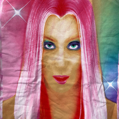 Cher Rock & Pop Pink Tie Dye T-Shirt Medium