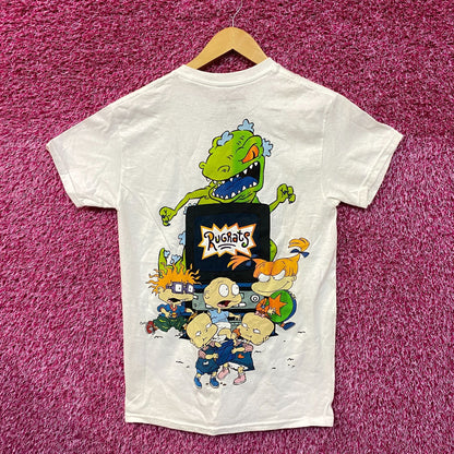 Rugrats Reptar Angelica & the Babies Nickelodeon Tee L