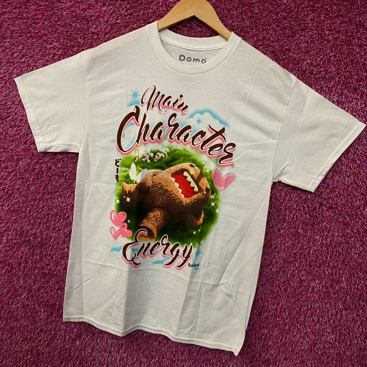 Domo "Main Character Energy" Graphic T-Shirt Medium