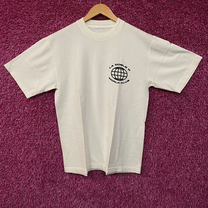 Peso Pluma La Doble P World Club Oversized T-Shirt Small
