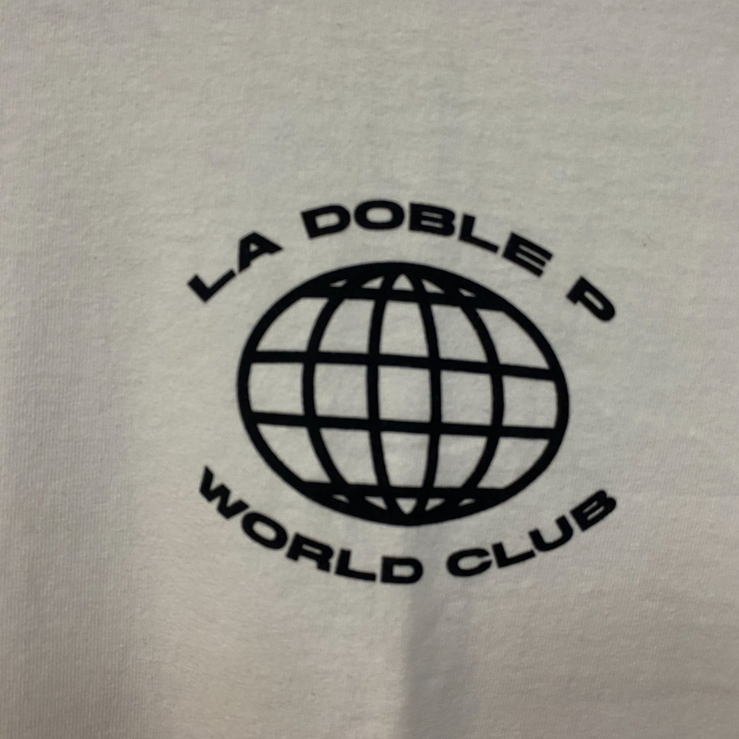 Peso Pluma La Doble P World Club Oversized T-Shirt Small