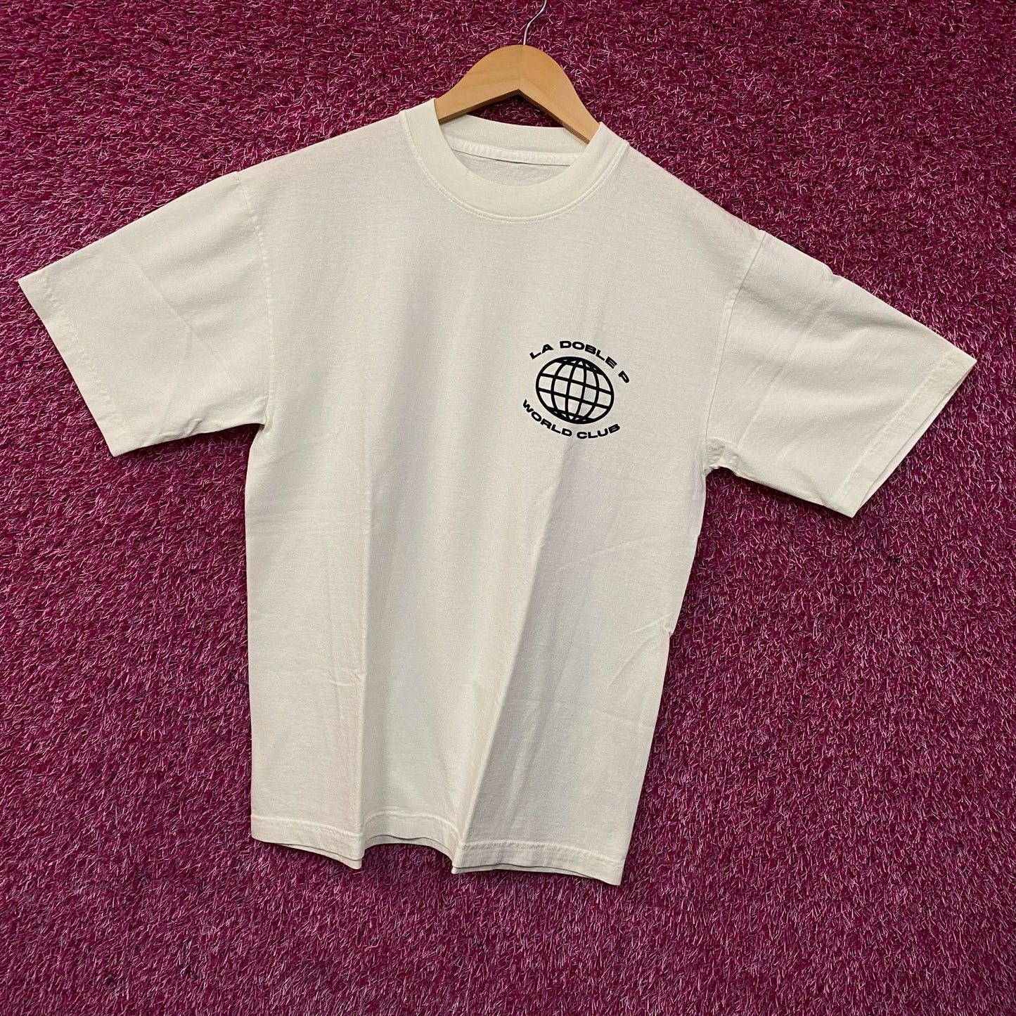 Peso Pluma La Doble P World Club Oversized T-Shirt Small