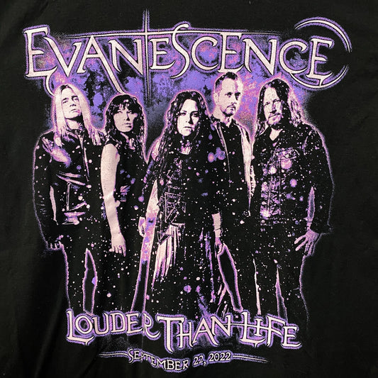 Evanescence Louder Than Life tshirt size Medium
