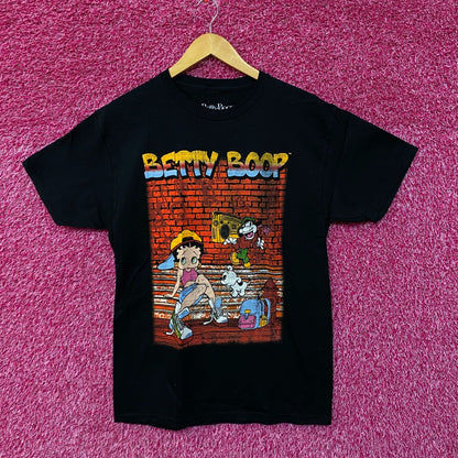 Betty Boop Hip Hop Style Poster Tshirt size s/m