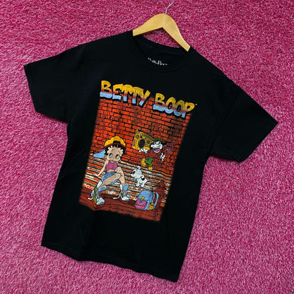 Betty Boop Hip Hop Style Poster Tshirt size s/m