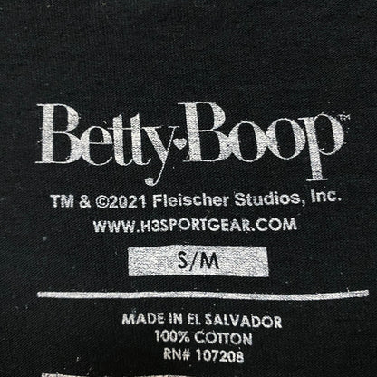 Betty Boop Hip Hop Style Poster Tshirt size s/m