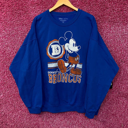 Junk Food X Disney Denver Broncos Crewneck sweater size 2XL