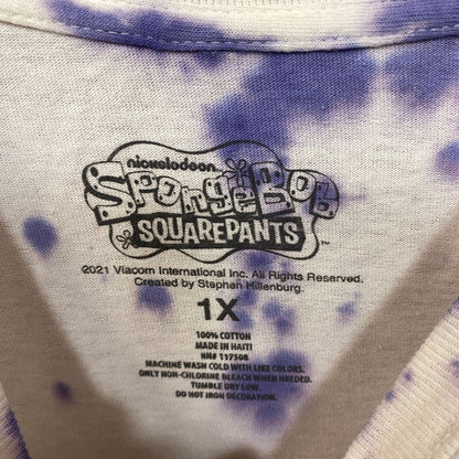 Nickelodeon Spongebob  Squarepants Be Yourself Tie Dye T-Shirt XL