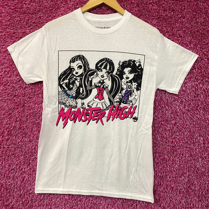 Monster High Trio Frame Graphic Design T-Shirt Small