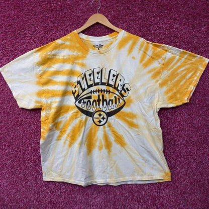 Junk Food Pittsburgh Steelers Football Tie Dye T-Shirt 2XL