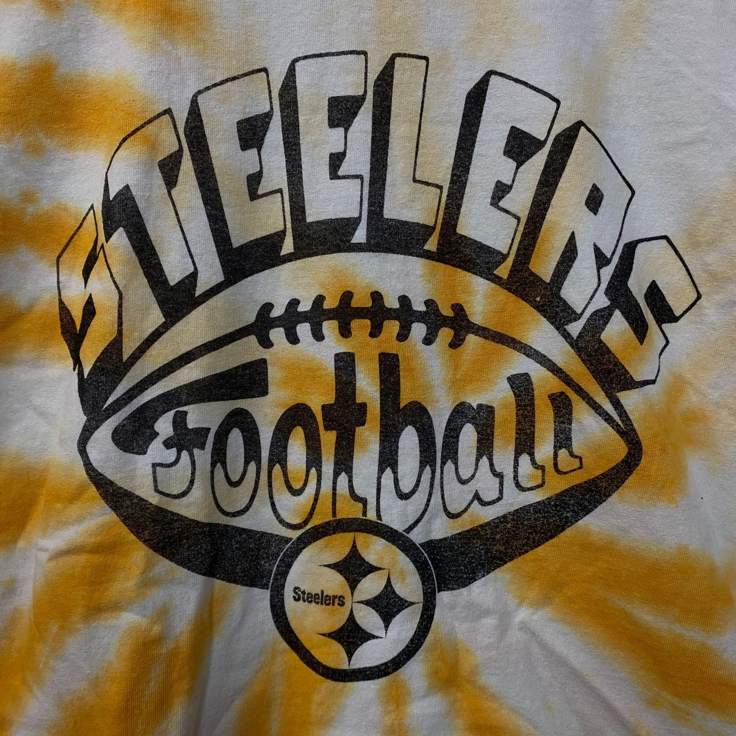 Junk Food Pittsburgh Steelers Football Tie Dye T-Shirt 2XL