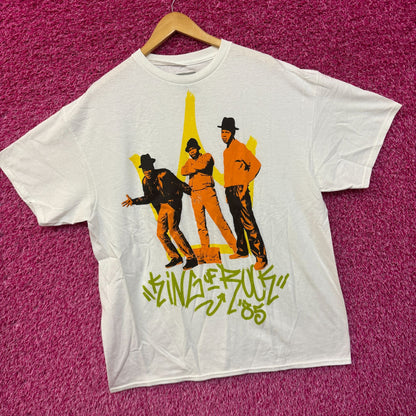 Run DMC 1985 King of Rock Album Art Hip Hop Group Tee XL