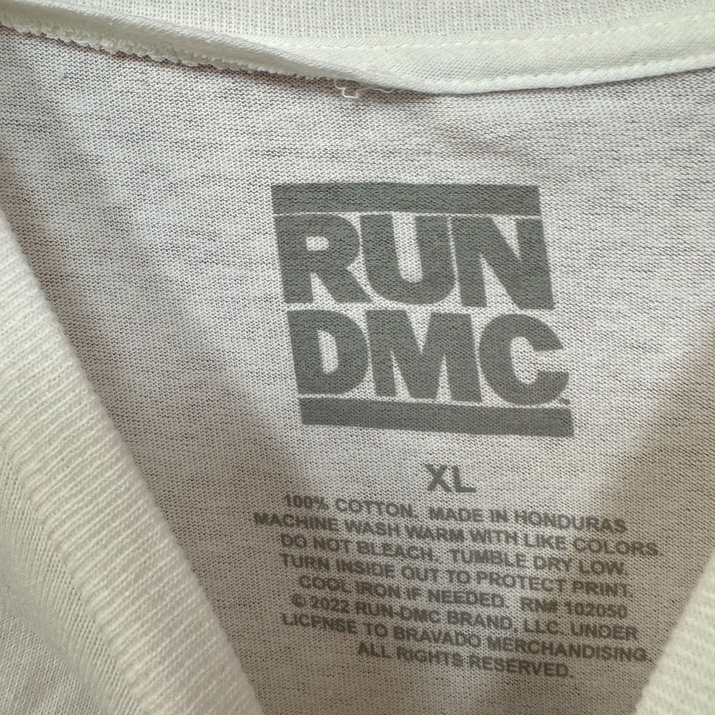 Run DMC 1985 King of Rock Album Art Hip Hop Group Tee XL