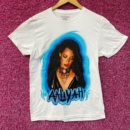 Aaliyah Princess Of RnB  Airbrush T-Shirt Small