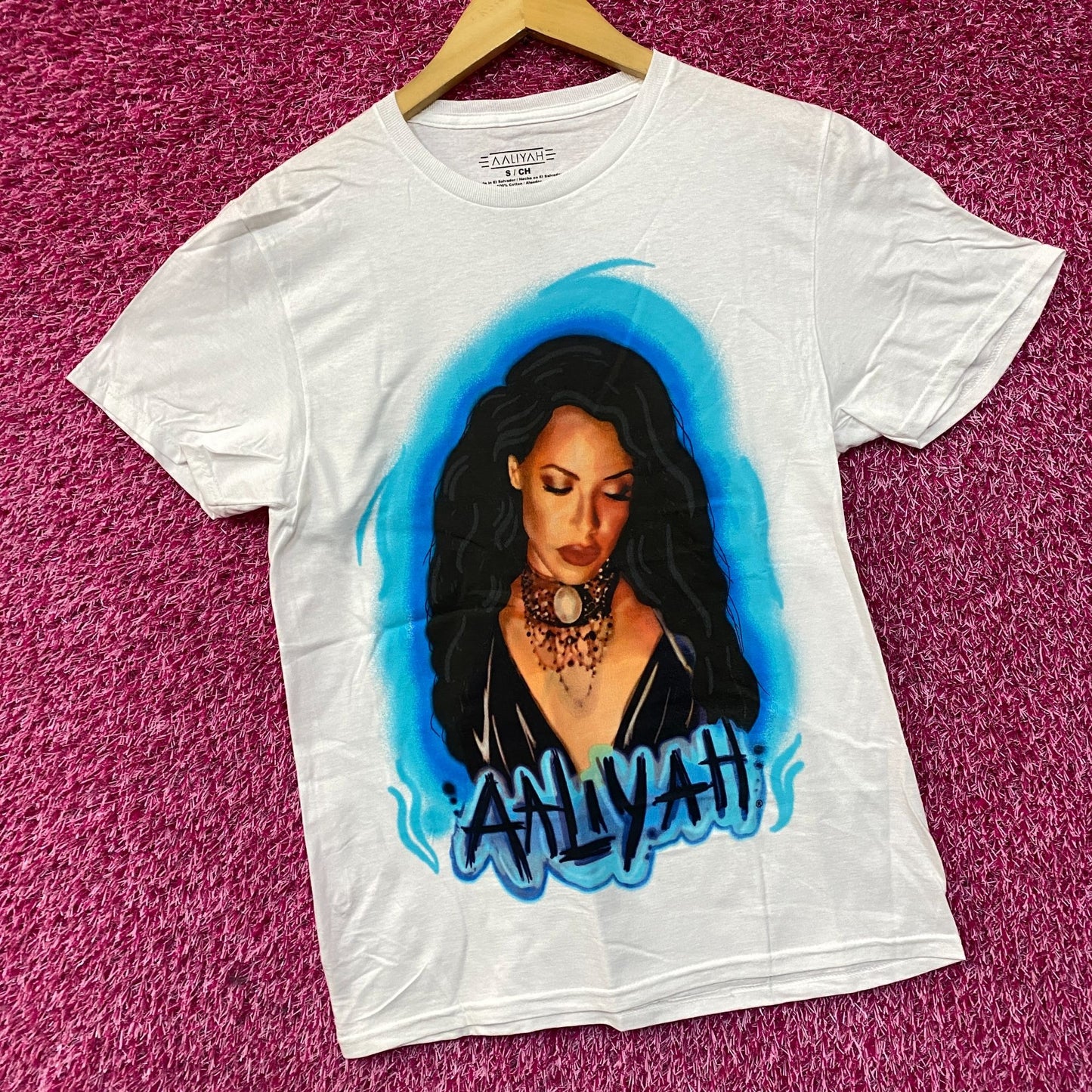 Aaliyah Princess Of RnB  Airbrush T-Shirt Small