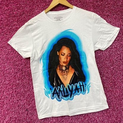 Aaliyah Princess Of RnB  Airbrush T-Shirt Small