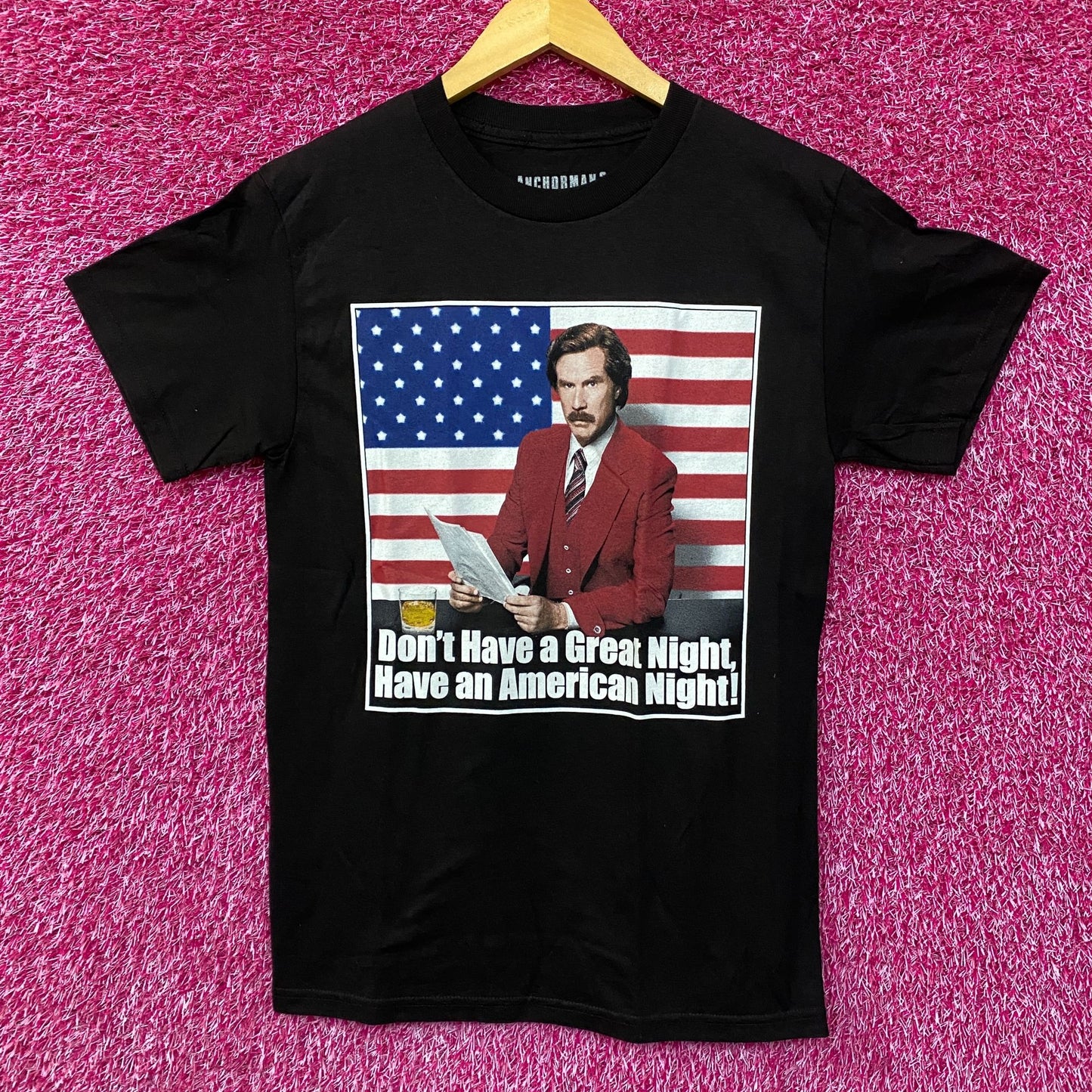 Anchorman 2 Have an American Night T-Shirt Small