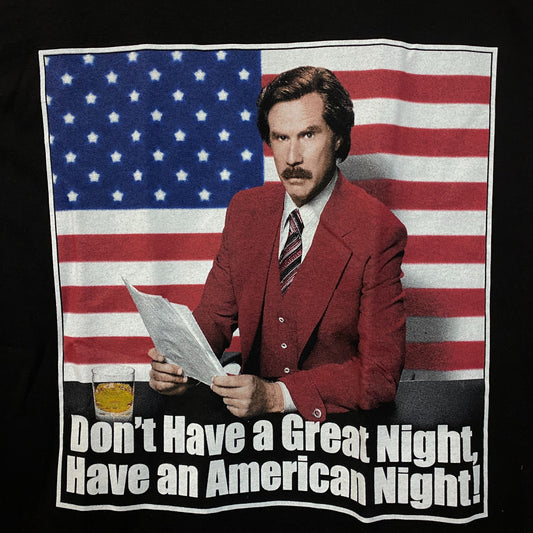 Anchorman 2 Have an American Night T-Shirt Small