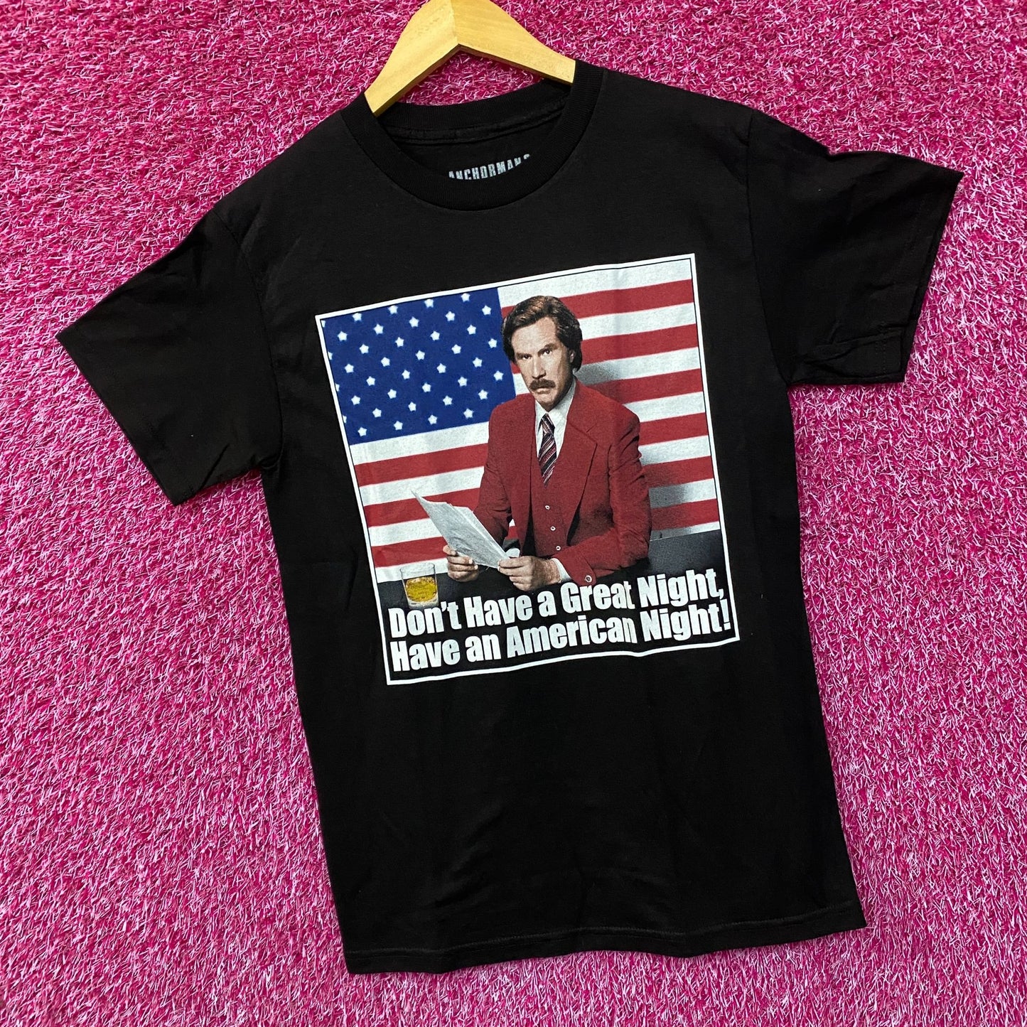 Anchorman 2 Have an American Night T-Shirt Small