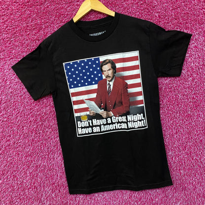 Anchorman 2 Have an American Night T-Shirt Small