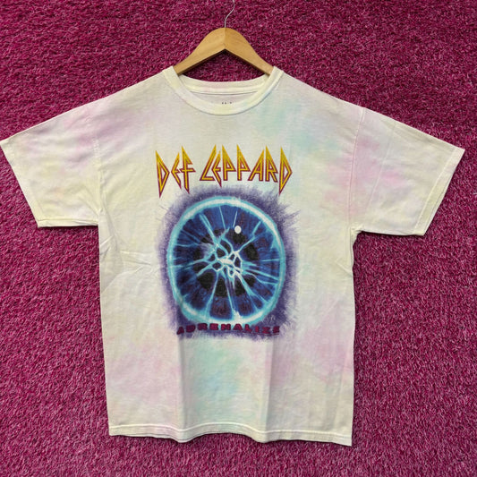 Def Leppard adrenalize tie dye thsirt size large