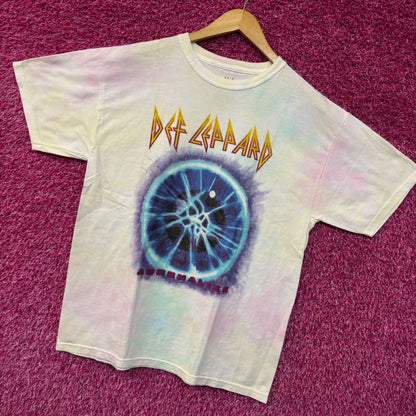 Def Leppard adrenalize tie dye thsirt size large