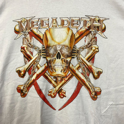 Megadeth Distressed Metal Rock Tshirt size Extra Large