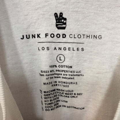 NFL Miami Dolphins Yardage Graphic Design T-shirt Large