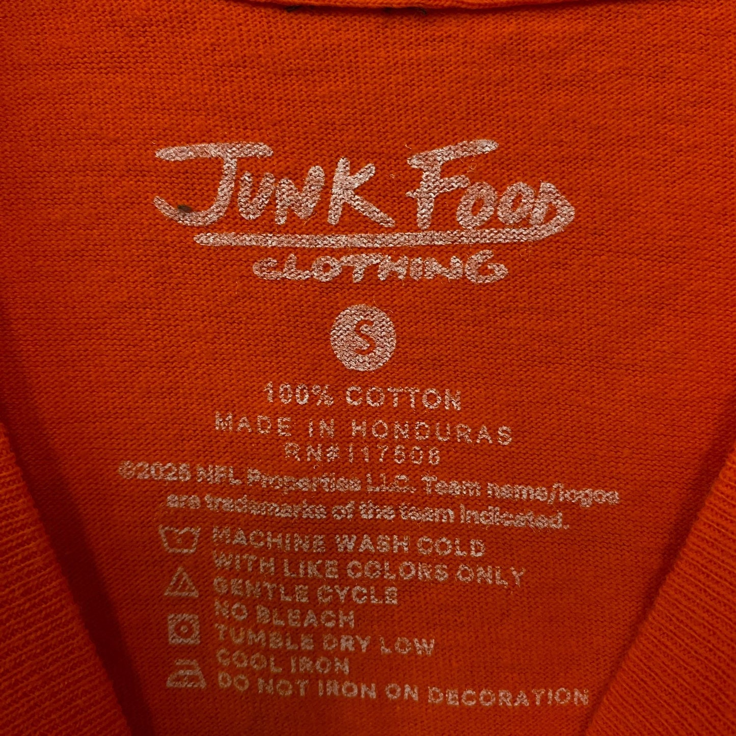 Junk Food Clothing NFL Cincinnati Bengals Checkdown Flea Market Tee Small