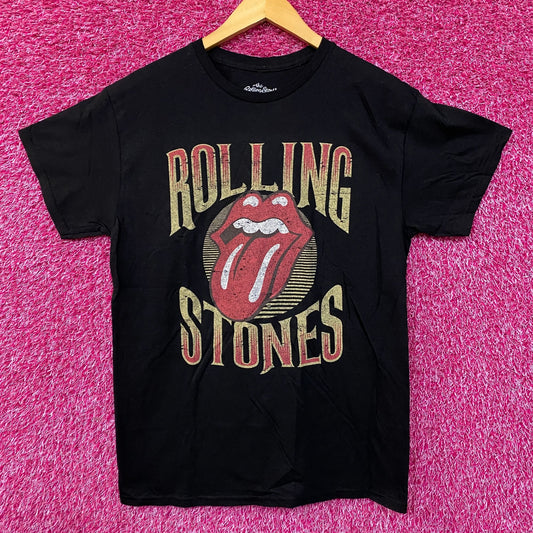 The Rolling Stones Hot Lips Logo Rock n Roll Band Tee Medium