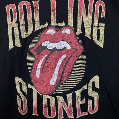 The Rolling Stones Hot Lips Logo Rock n Roll Band Tee Medium