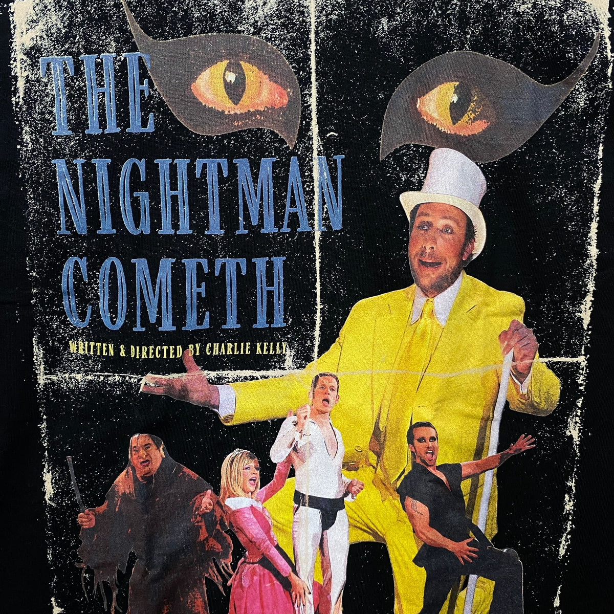 It's Always Sunny in Philadelphia The Nightman Cometh Play T-Shirt Medium