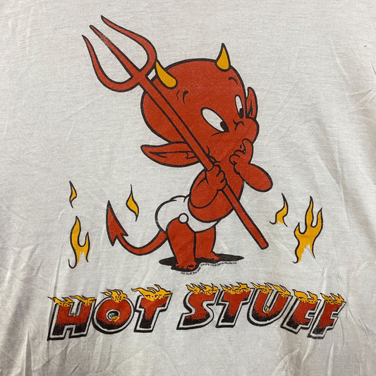 Junk Food Clothing Hot Stuff The Little Devil Vintage Style Women's Tissue Tee XL