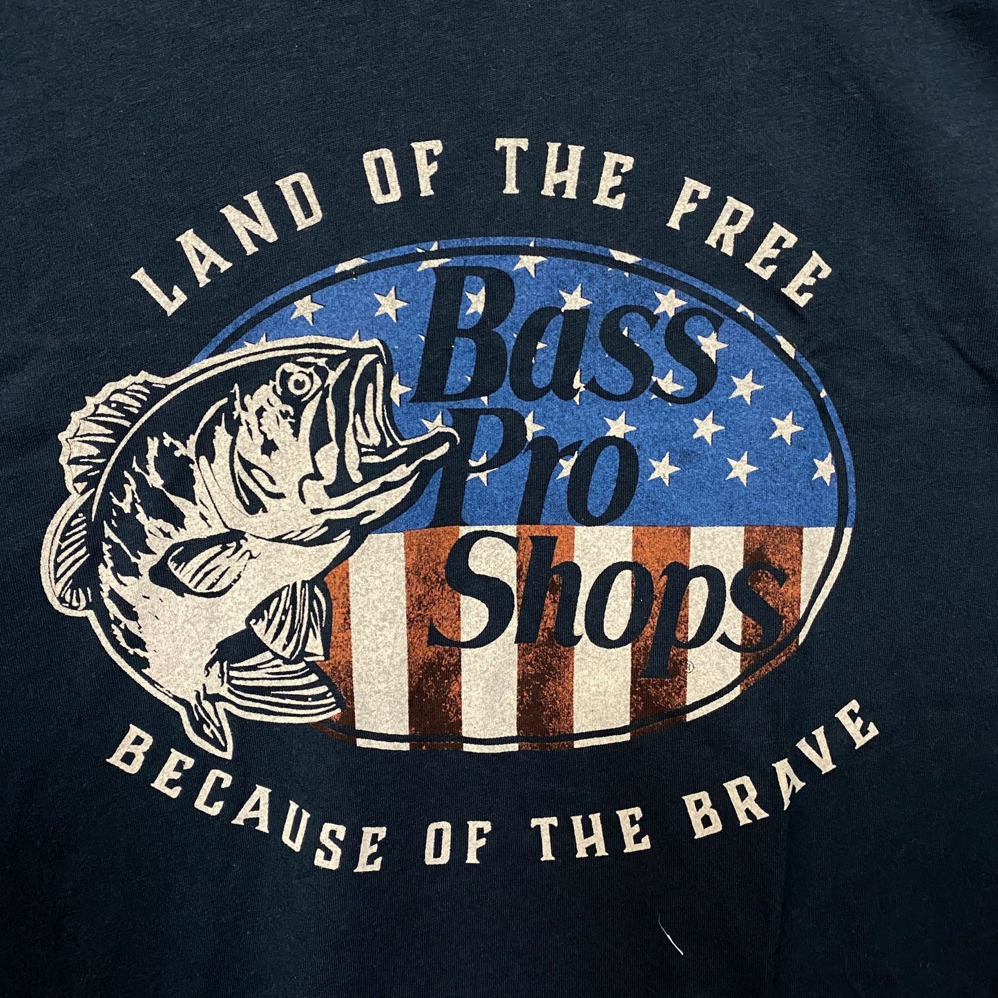 Bass Pro Shops USA Land Of The Free Graphic T-Shirt 4XL