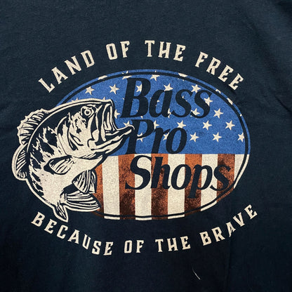 Bass Pro Shops USA Land Of The Free Graphic T-Shirt 4XL