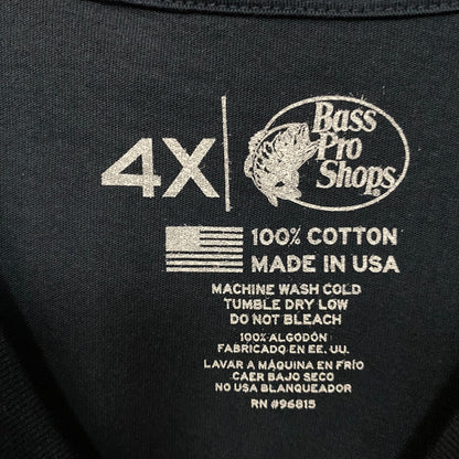 Bass Pro Shops USA Land Of The Free Graphic T-Shirt 4XL
