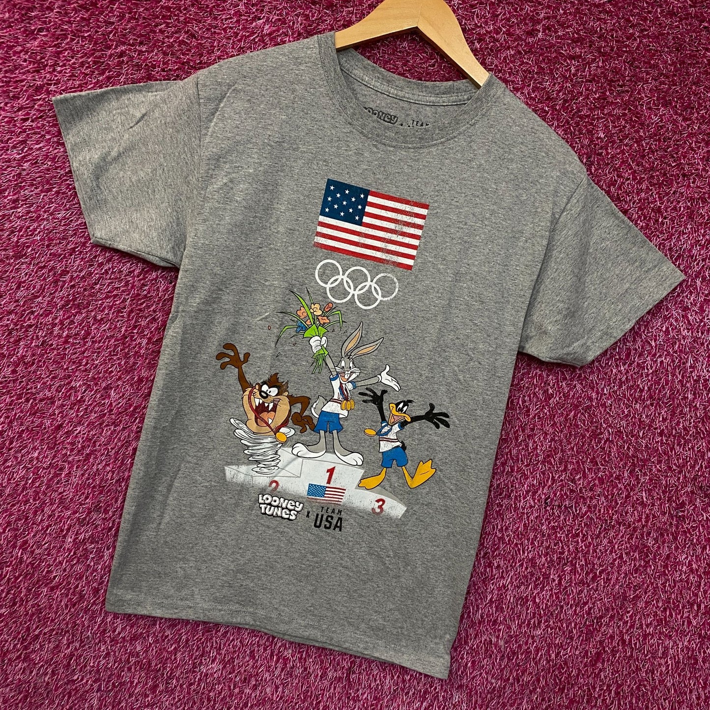 Looney Tunes x Team USA Olympics Medal Winners Graphic T-Shirt Small