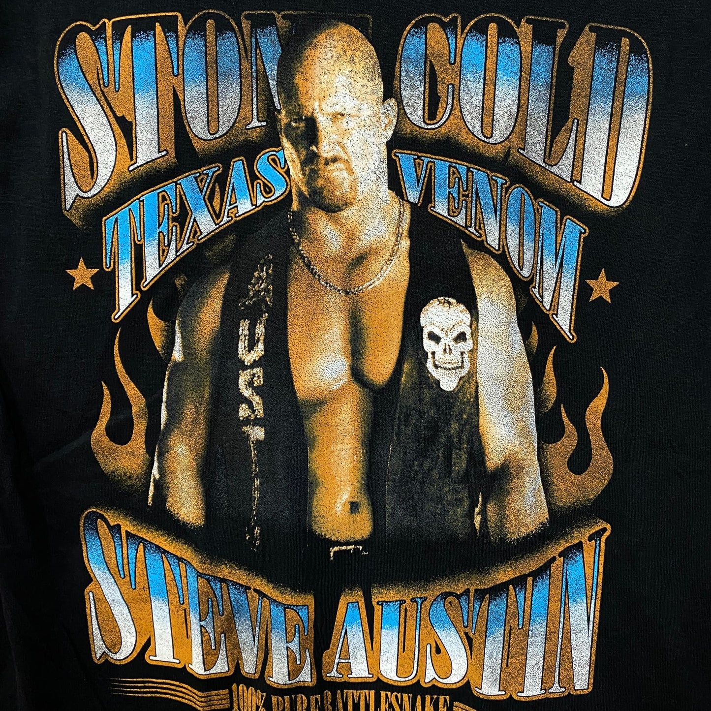 WWE Steve Austen Texas Venom T-Shirt Medium