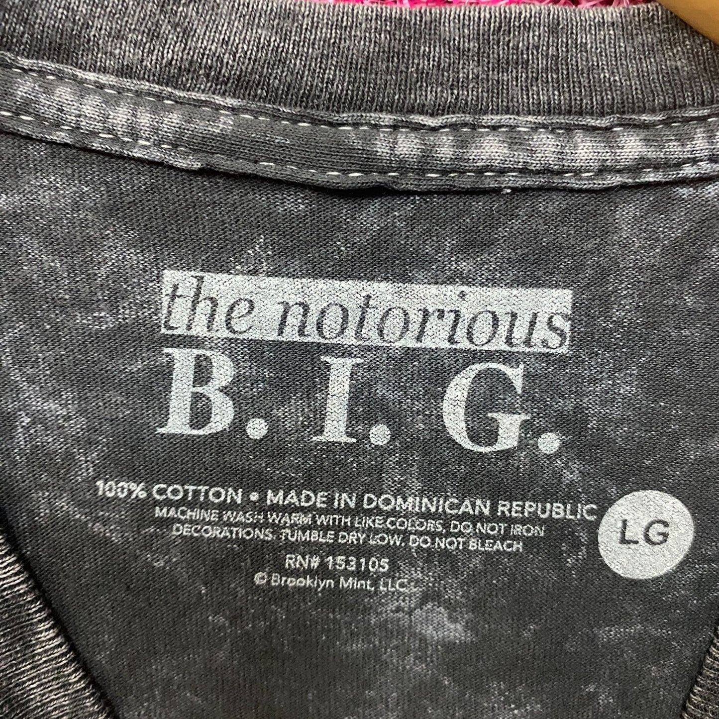 Biggie Smalls The What Ready to Die Album Art Hip Hop Tee Large