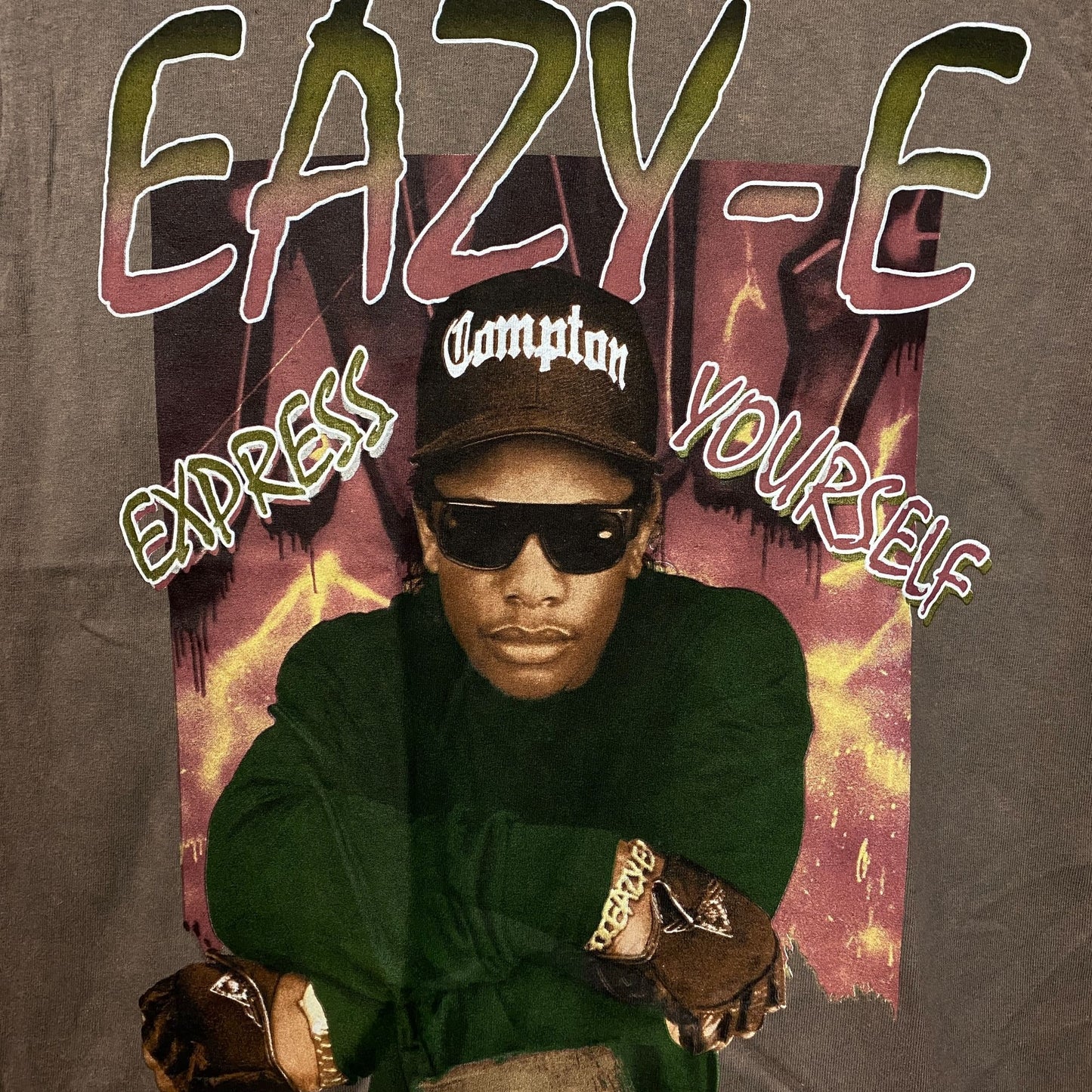 Eazy-E Express Yourself Straight Outta Compton Graphic T-Shirt Small