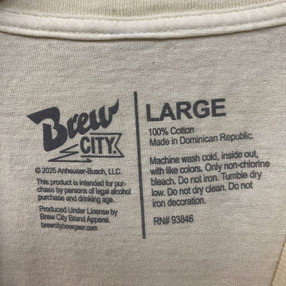 Brew City Budweiser King of Beers Graphic T-Shirt Large