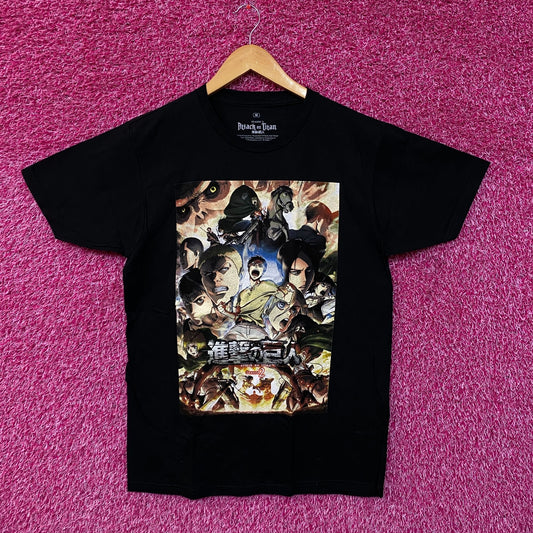 Attack on Titan Character Poster Tshirt size medium
